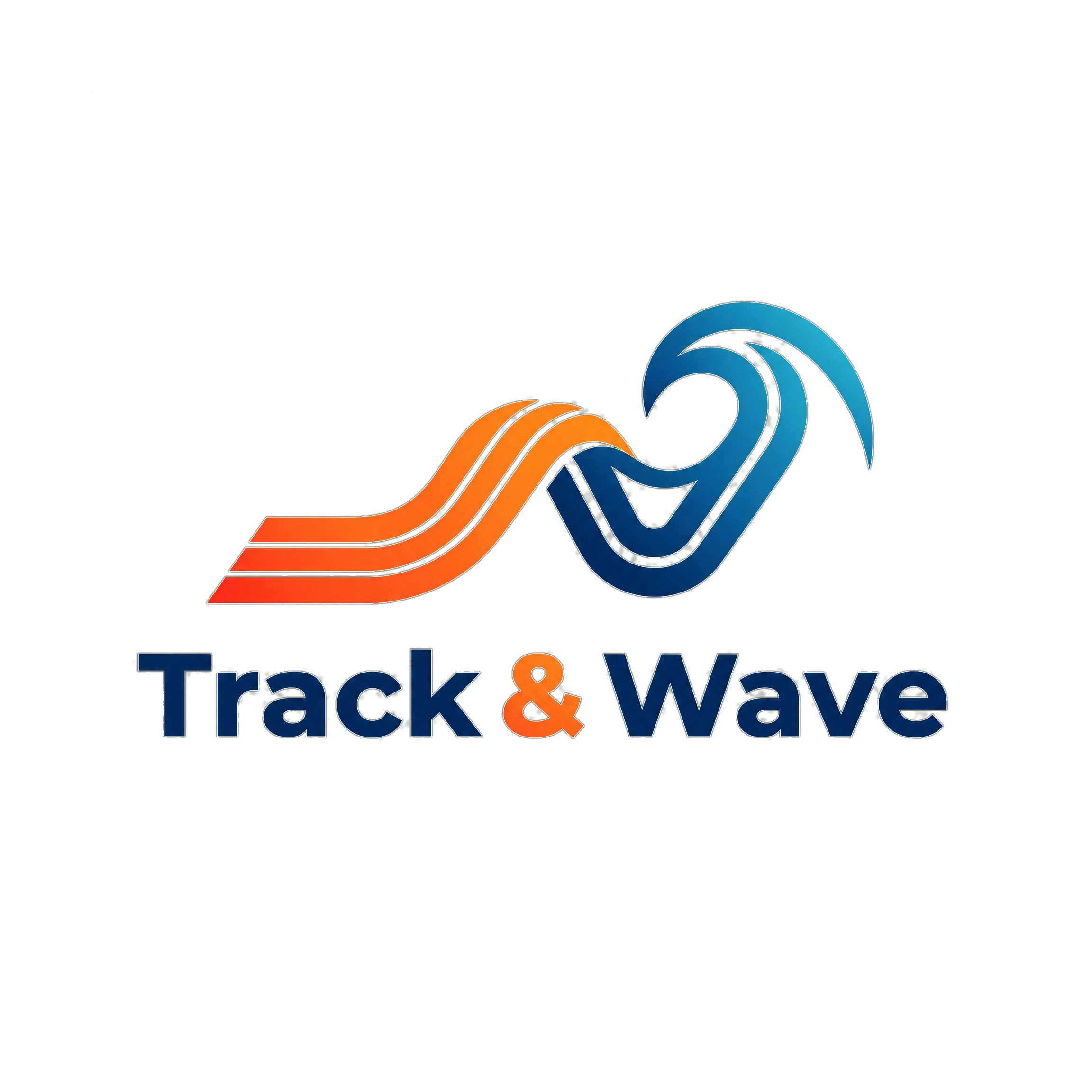 Track & Wave Logo